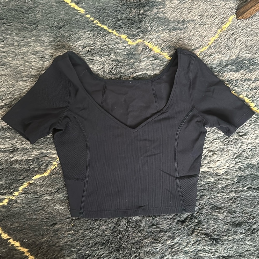 Lululemon Ribbed Short Sleeve Top